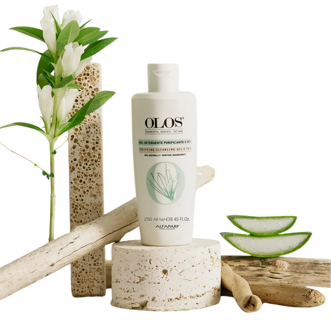Olos Gel Detergente Purificante 2 in 1 Viso nature