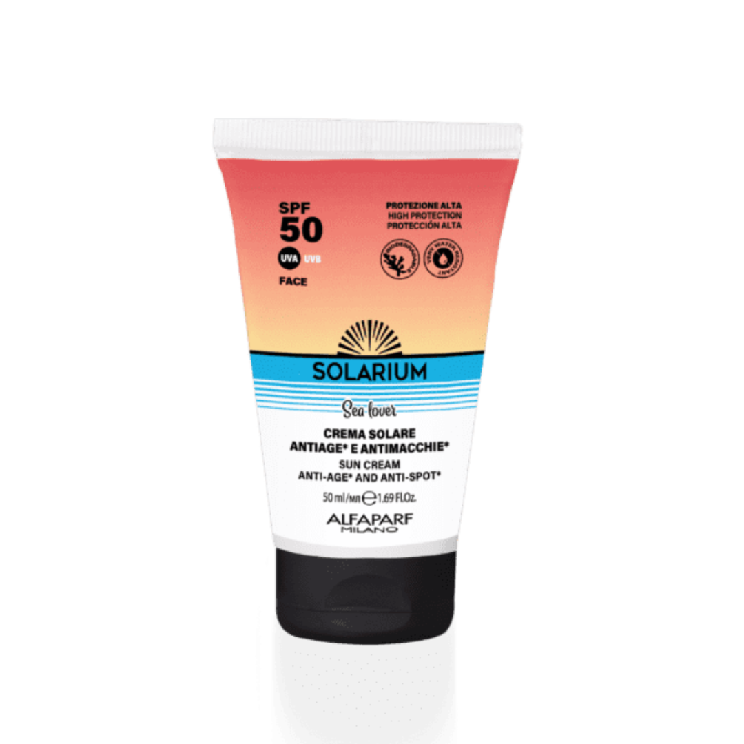 Solarium Sun Protection Crema Solare Viso Anti Age spf50 - new