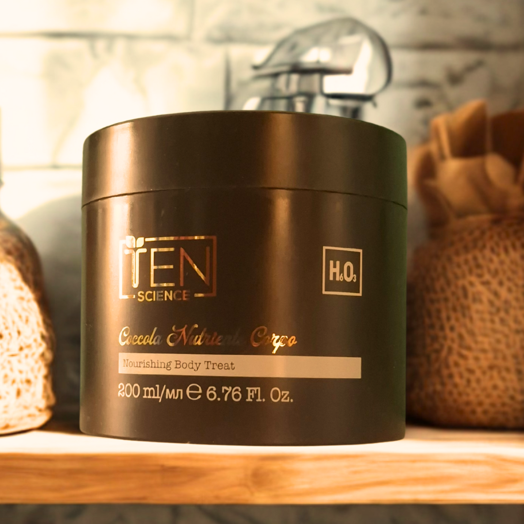 Ten Science Coccola Corpo Nutriente con Cacao e Cartamo