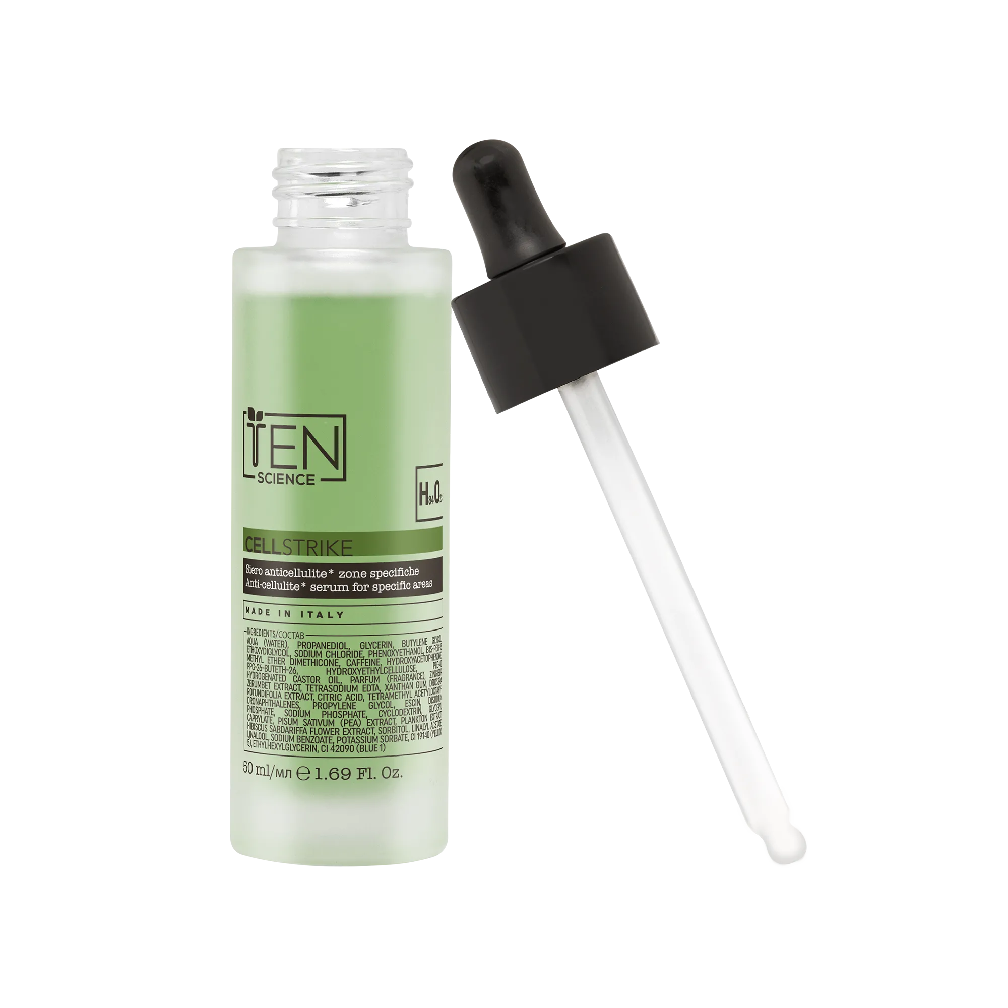 Ten Science Cell Strike Siero anticellulite zone specifiche dosatore