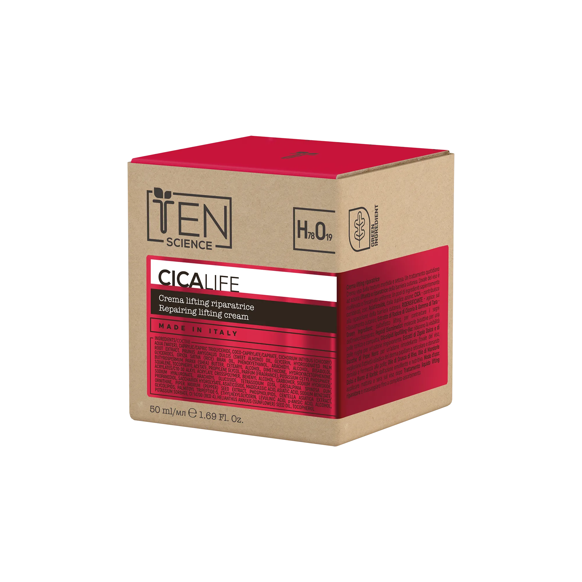 Ten Science Cicalife Crema Viso Lifting Riparatrice scatola