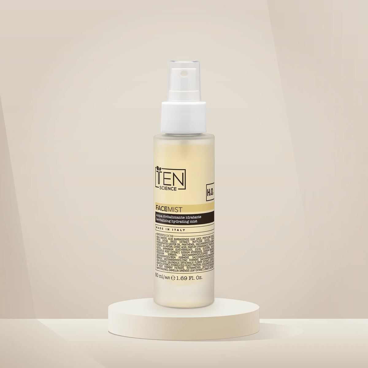 Ten Science Face Mist Acqua Rivitalizzante Idratante 50ml expo