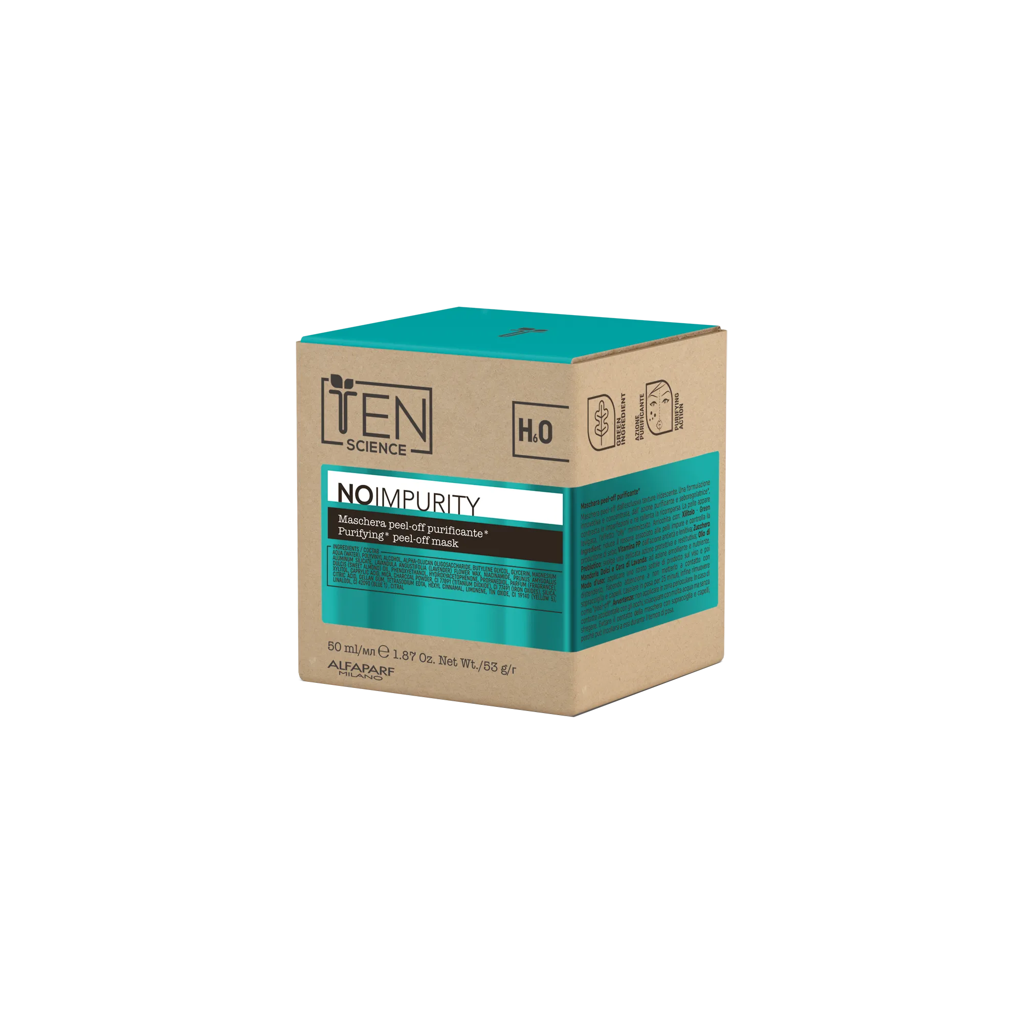 Ten Science No Impurity Maschera Peel-Off Purificante Packaging