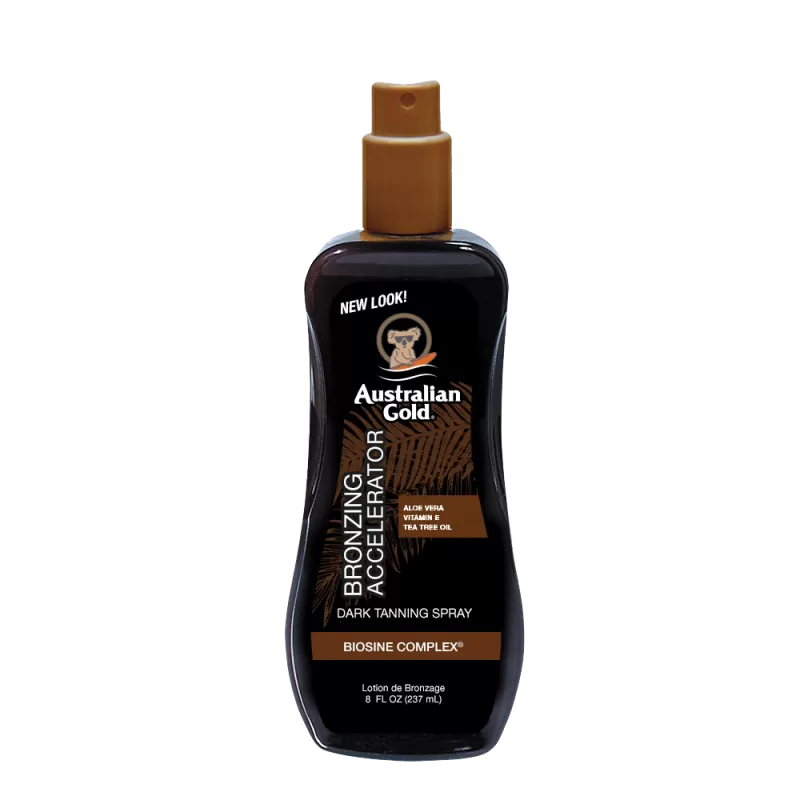 Australian Gold Accelerator Spray Gel with Bronzer Intensificatore Abbronzante 237ml
