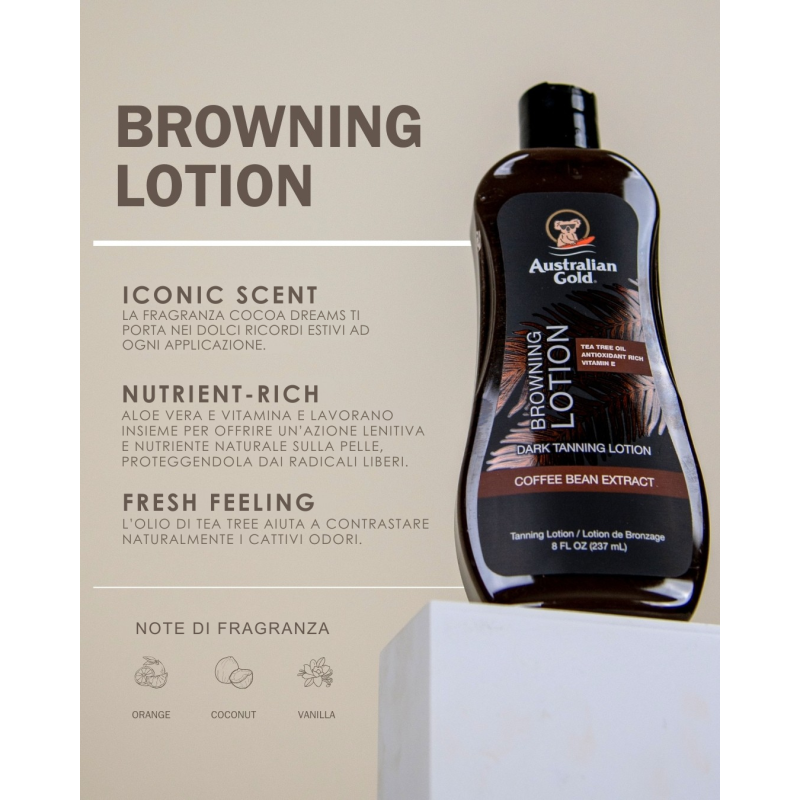 Australian Gold Browning Lotion Intensificatore Abbronzante Natural Bronzer 237ml 2