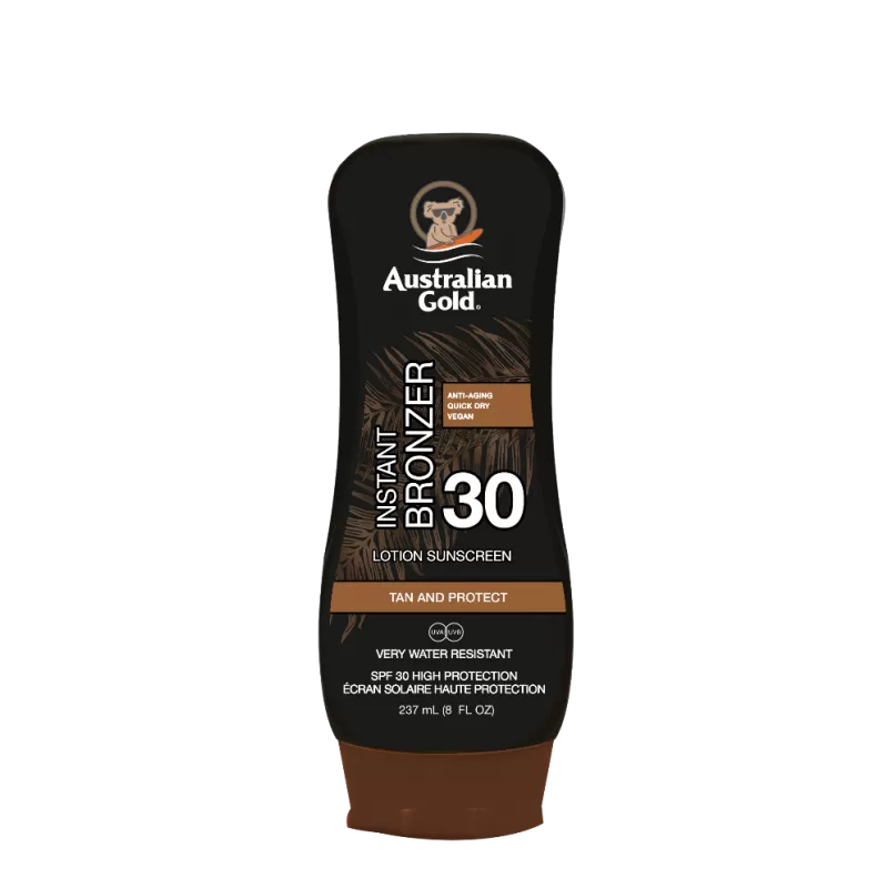 Australian Gold SPF 30 Lotion with Bronzer Instant Bronzer Glow 237ml