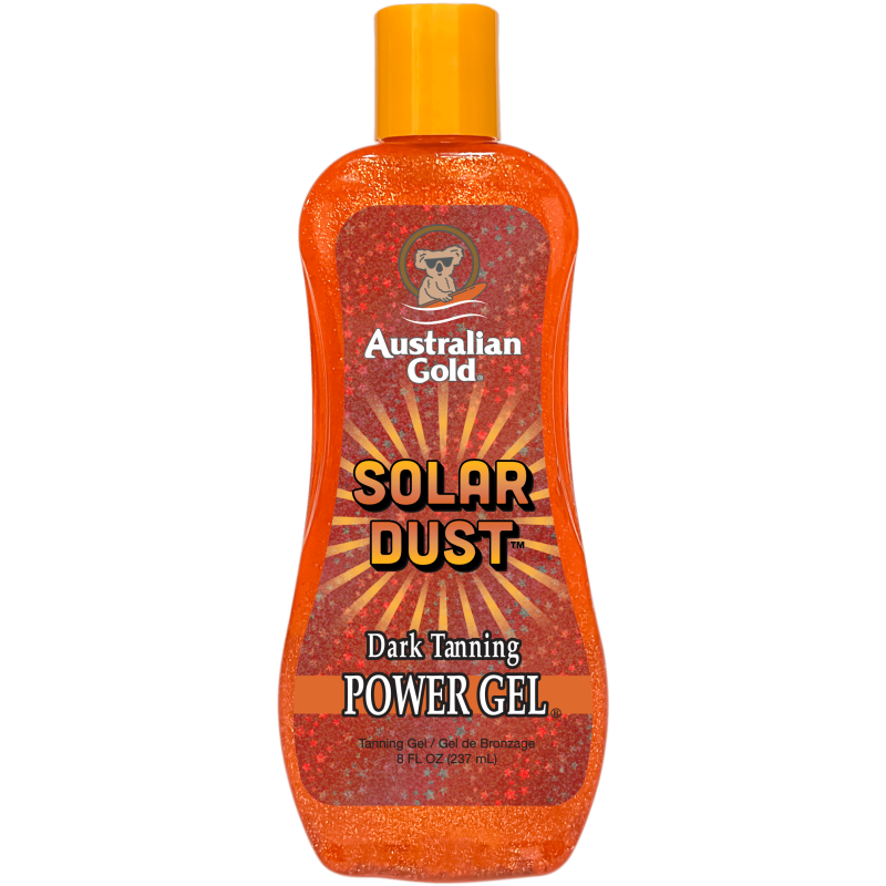 Australian Gold Solar Dust Gel Abbronzante Shimmer Dorato 40° Anniversario 237ml