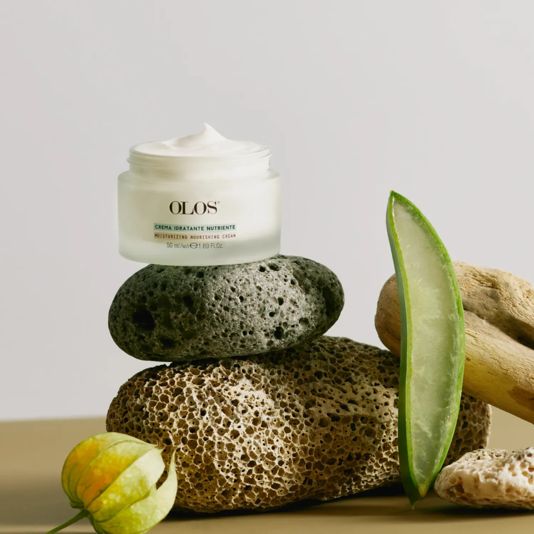 Olos Feuchtigkeitsspendende Nährende Creme Tiegel 50ml