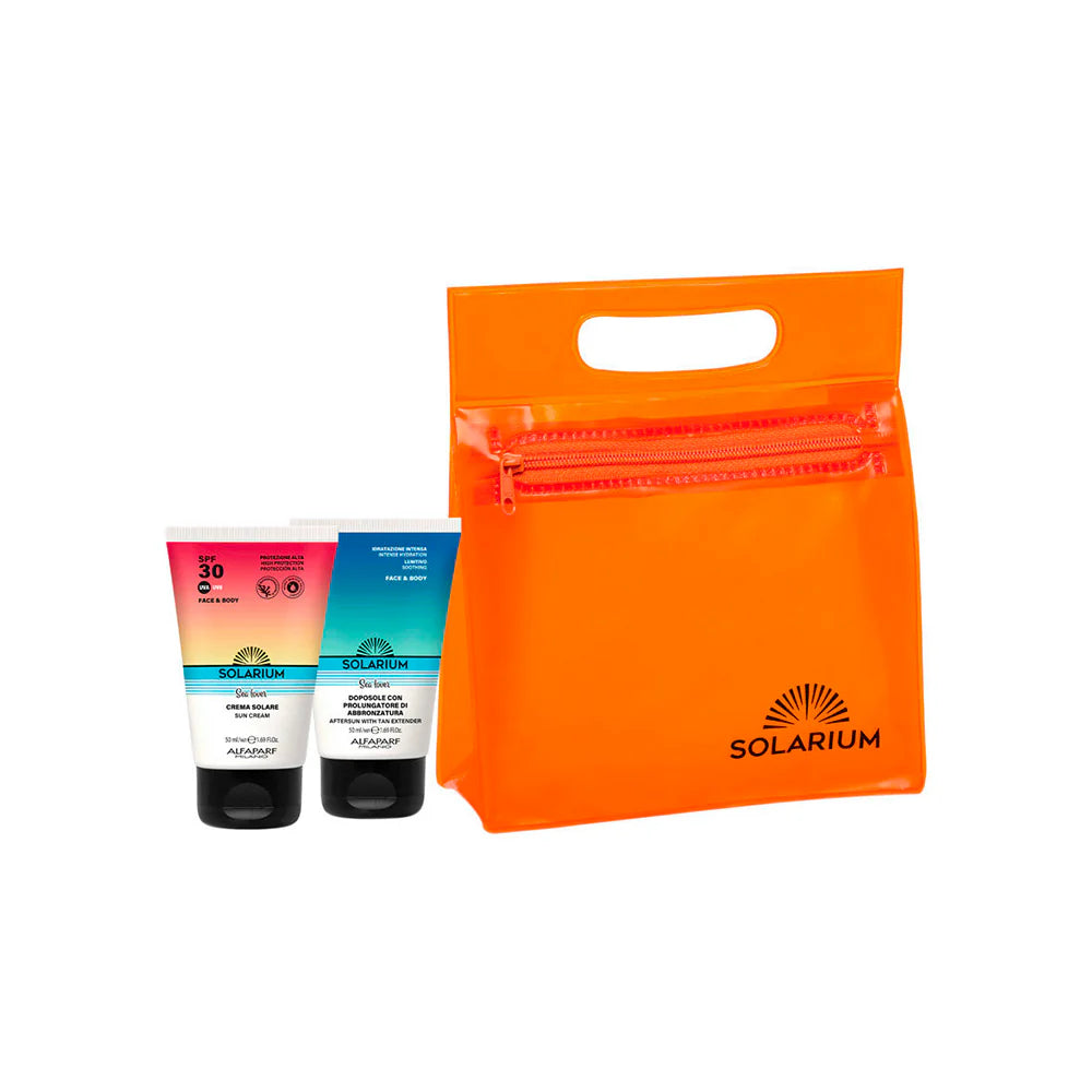 Solarium SPF 30 Travel Set Crema Solare + Doposole Prolungatore Abbronzatura 2x50ml
